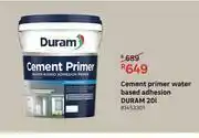 Leroy Merlin Duram Cement Primer Water Based Adhesion 81453301-20L offer