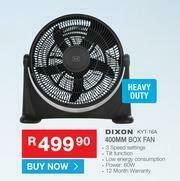 Dixon 400mm Box Fan KYT-16A