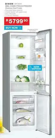 Cash Crusaders Dixon 350L Combi Fridge/ Freezer DBF380SD offer