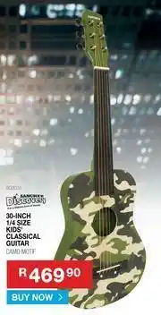 Cash Crusaders Sanchez Discovery 30" 1/4 Size Kids' Classical Guitar SG3015 (Camo Motif) offer