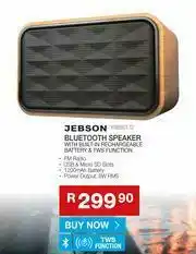 Cash Crusaders Jebson Bluetooth Speaker YSBS0172 offer