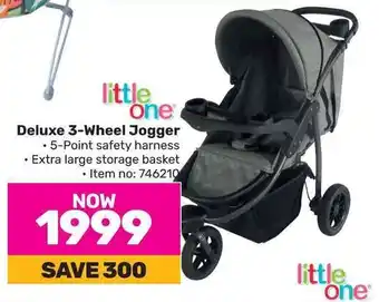 Game little one Deluxe 3-Wheel Jogger offer
