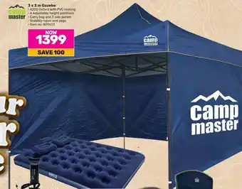 Game camp master 3x3 m Gazebo offer