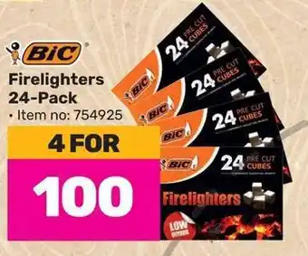 Game BIC Firelighters 24-Pack offer