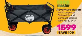 Game camp master Adventure Wagon offer