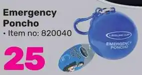 Game LEISURE QUIP Emergency Poncho offer