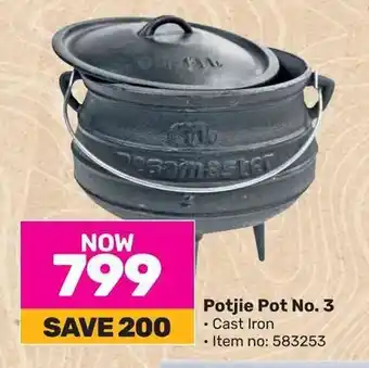 Game Potjie Pot No. 3 offer