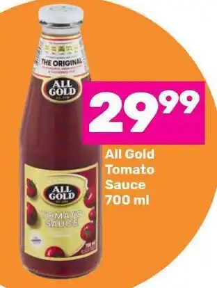 Game ALL GOLD TOMATO SAUCE 700ml offer