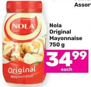 Game Nola Original Mayonnaise 750 g offer