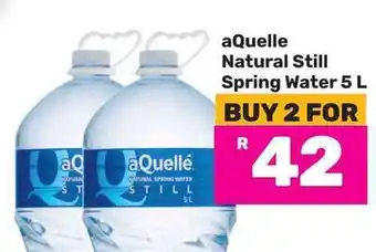 Game aQuelle Natural Still Spring Water 5 L offer