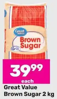 Game Great Value Brown Sugar 2 kg offer