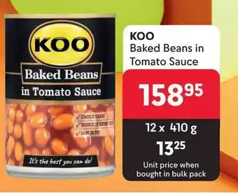 Makro KOO Baked Beans in Tomato Sauce offer