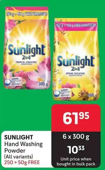 Makro SUNLIGHT Hand Washing Powder offer