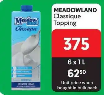 Makro MEADOWLAND Classique Topping offer