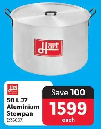 Makro Hart 50L J7 Aluminium Stewpan offer