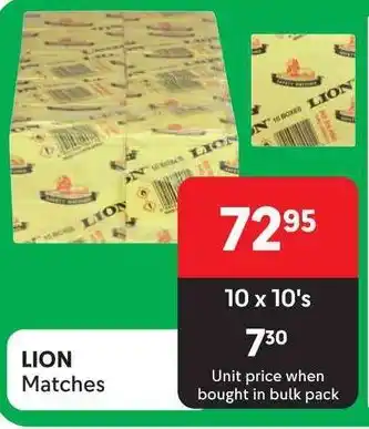 Makro LION Matches offer