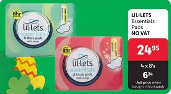 Makro LIL-LETS Essentials Pads offer