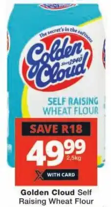 Checkers Golden Cloud Self Raising Wheat Flour offer