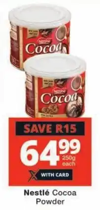 Checkers Nestlé Cocoa Powder offer