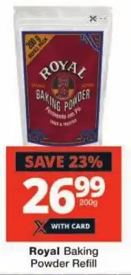 Checkers Royal Baking Powder Refill offer