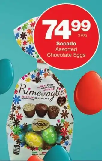 Checkers Socado Assorted Chocolate Eggs offer