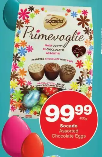 Checkers Socado Assorted Chocolate Eggs offer
