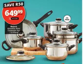 Checkers Majoré Stainless Steel Cookware Set offer