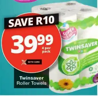 Checkers Twinsaver Roller Towels offer