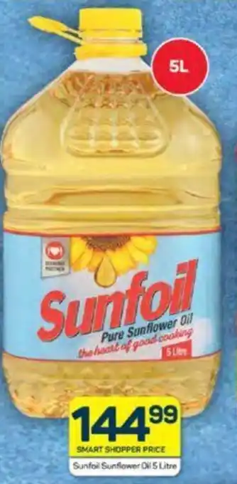Pick n Pay Sunfoil Sunflower Oil 5 Litre offer