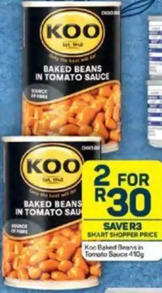 Koo Baked Beans in Tomato Sauce 410g