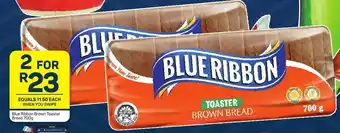 Pick n Pay Blue Ribbon Brown Toaster Bread 700g offer