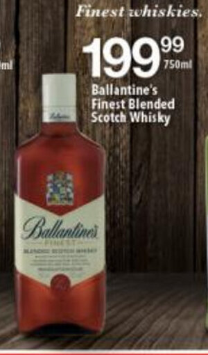 Shoprite Liquor Ballantine's Finest Blended Scotch Whisky 750ml offer