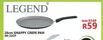 Legend 26cm Snappy Crepe Pan SN-22CP