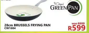 Tafelberg Furnishers Green Pan 28cm Brussels Frying Pan CW1604 offer