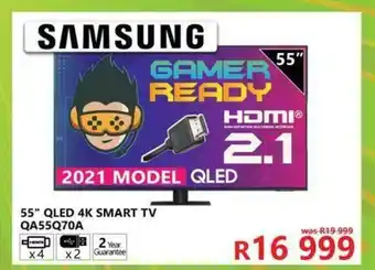 Samsung - 55" QLED 4K Smart TV QA55Q70A