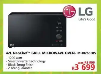 LG - 42L NeoChef™ Grill Microwave Oven - MH8265DIS