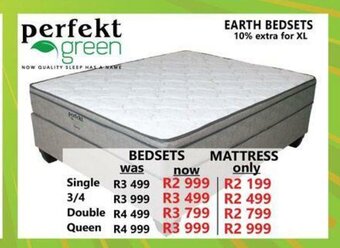 Tafelberg Furnishers Perfekt Green Earth Bedsets Queen offer
