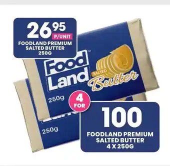 Foodland Premium Salted Butter 4 x 250g