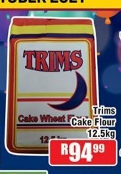 Devland Cash And Carry Trims Cake Flour 12.5kg offer