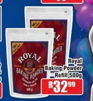 Devland Cash And Carry Royal Baking Powder Refill 500g offer
