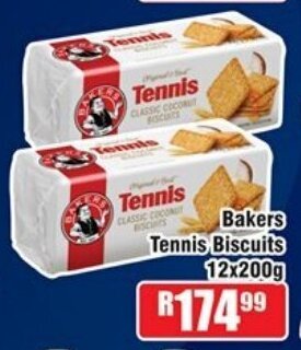 Devland Cash And Carry Bakers Tennis Biscuits 12x200g offer