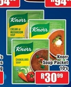 Knorr Soup Packet 10's
