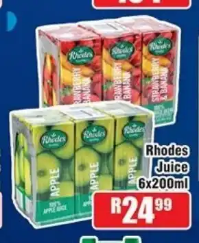 Devland Cash And Carry Rhodes Juice 6x200ml offer