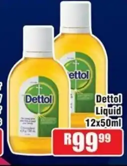 Devland Cash And Carry Dettol Liquid 12x50ml offer