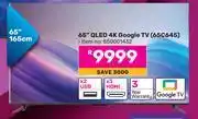 Game TCL 65(165cm) QLED 4K TV 65C645 offer