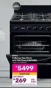 Game Univa 4 Burner Gas Stove With Gas Oven UG016BI offer