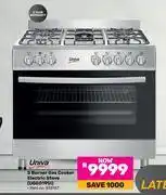 Game Univa 5 Burner Gas Cooker Electric Stove UGE019SI offer