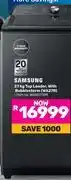 Game Samsung Top Loader With Bubblestorm WA27B-27kg offer