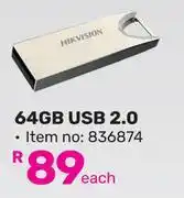 Game Hikvision 64GB USB 2.0 offer