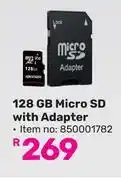 Hikvision 128GB Micro SD With Adapter